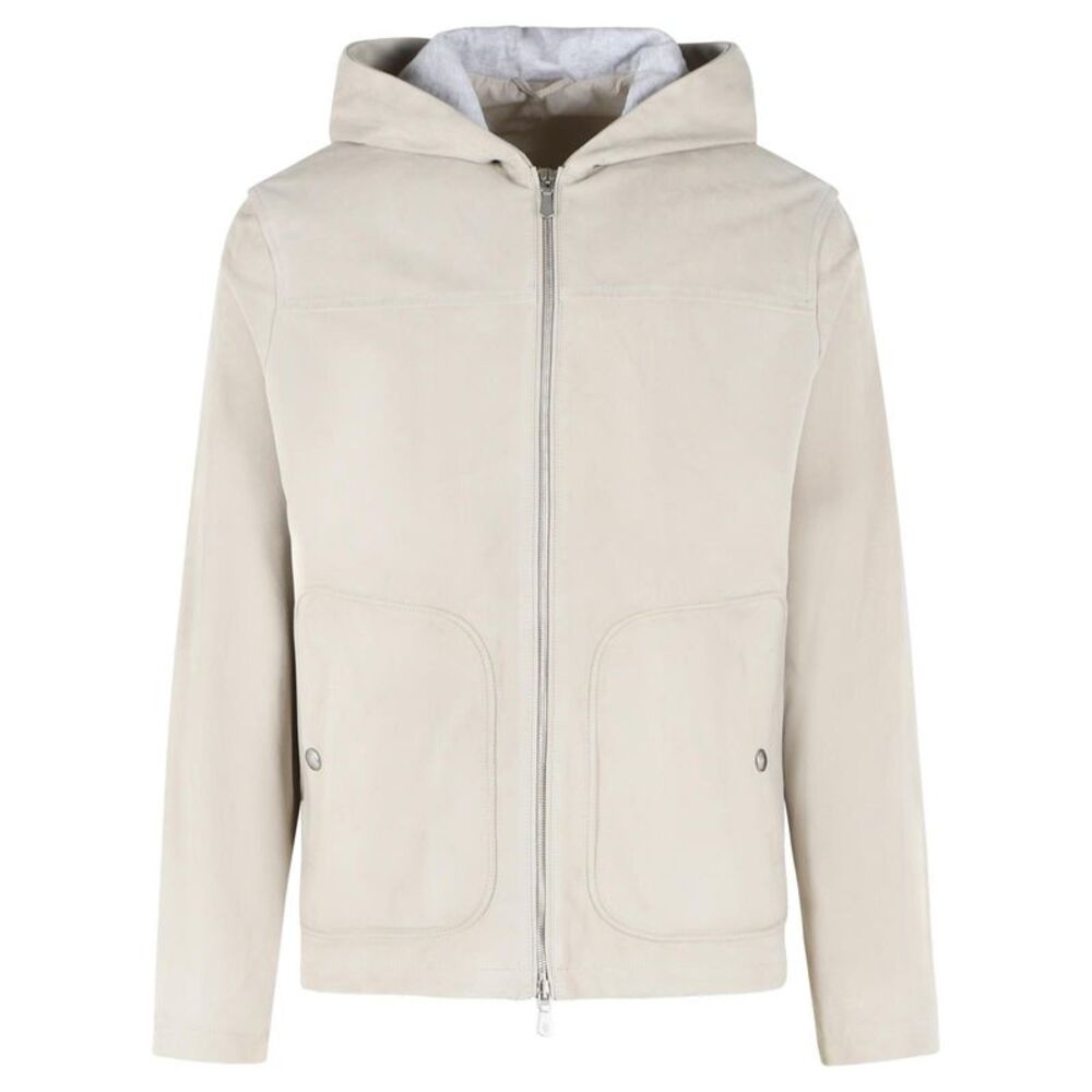 Eleventy Light Beige Sheepskin Jacket Men